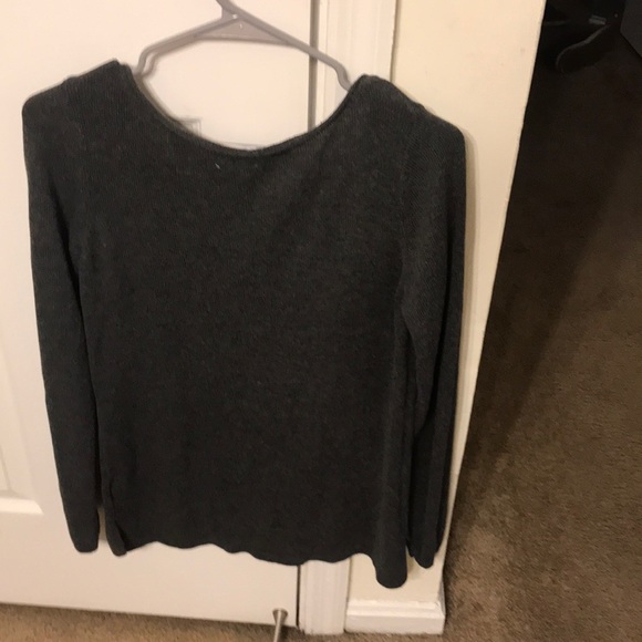 Grey Old Navy Sweater- scoop neck - Picture 2 of 2